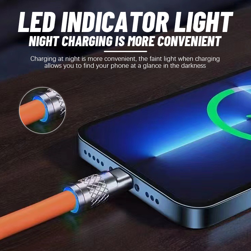 120w Super Fast Charging 3-In-1 Datenkabel