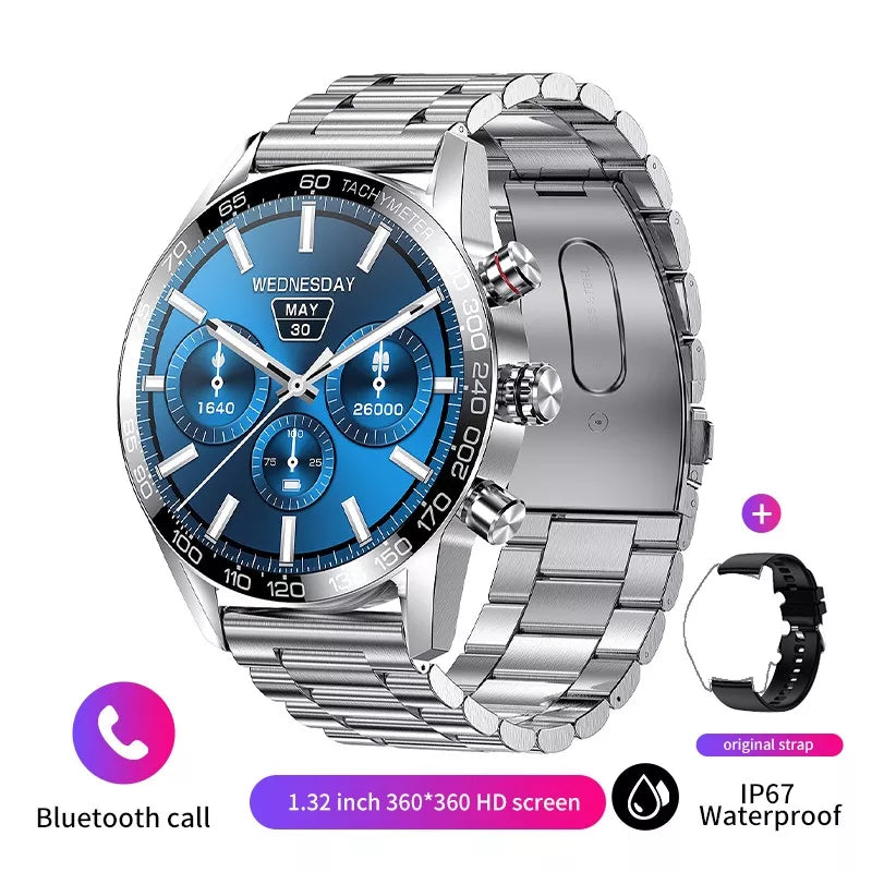 2022 NEUE SMARTWATCH ANPASSBARES ZIFFERNblatt SPORT WASSERDICHT BLUETOOTH ANRUF SMARTWATCH ECG+PPG