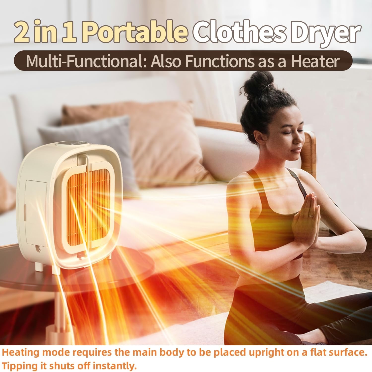 Portable Clothes Dryer Machine - Compact Electric Drying Solution for Home, Apartment & Travel