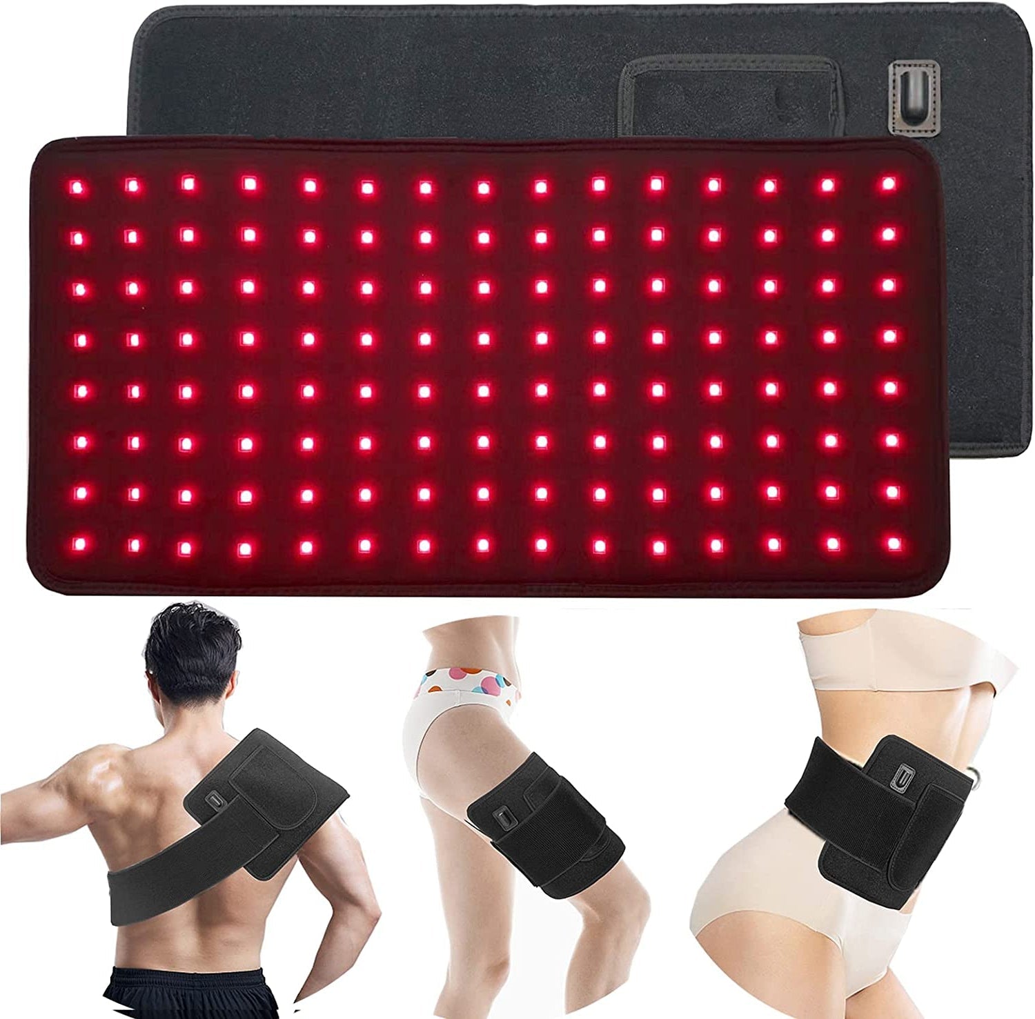 Infrared Light Therapy Pad Belt for Pain Relief - Medical-Grade Heating Wrap for Back, Neck, and Joint Discomfort Relief