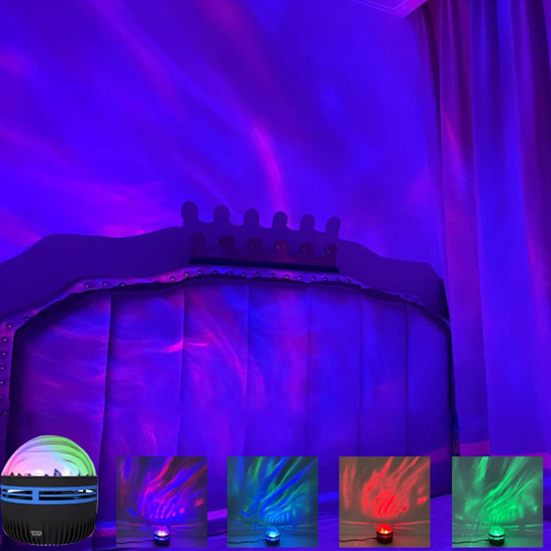 2 in 1 Nordlichter und Ozeanwellen Projektor