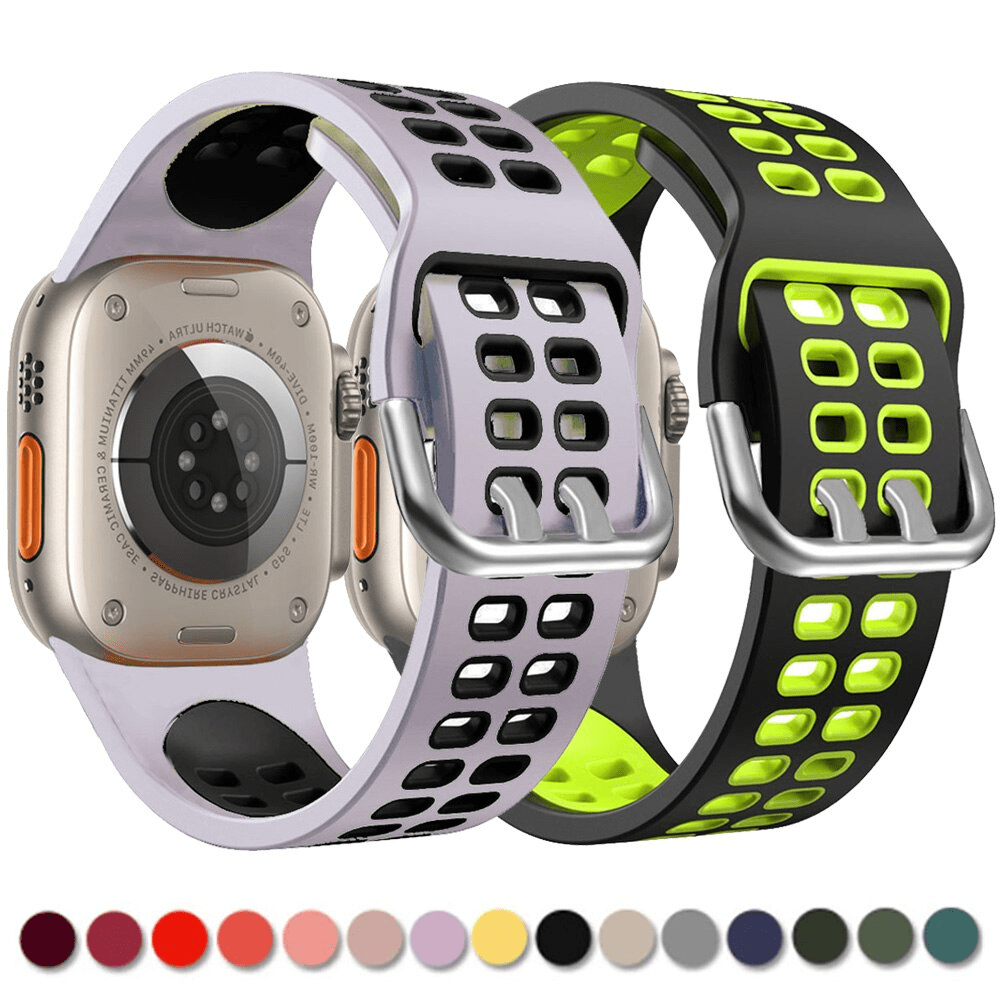 2-farbiges Sportuhrenarmband