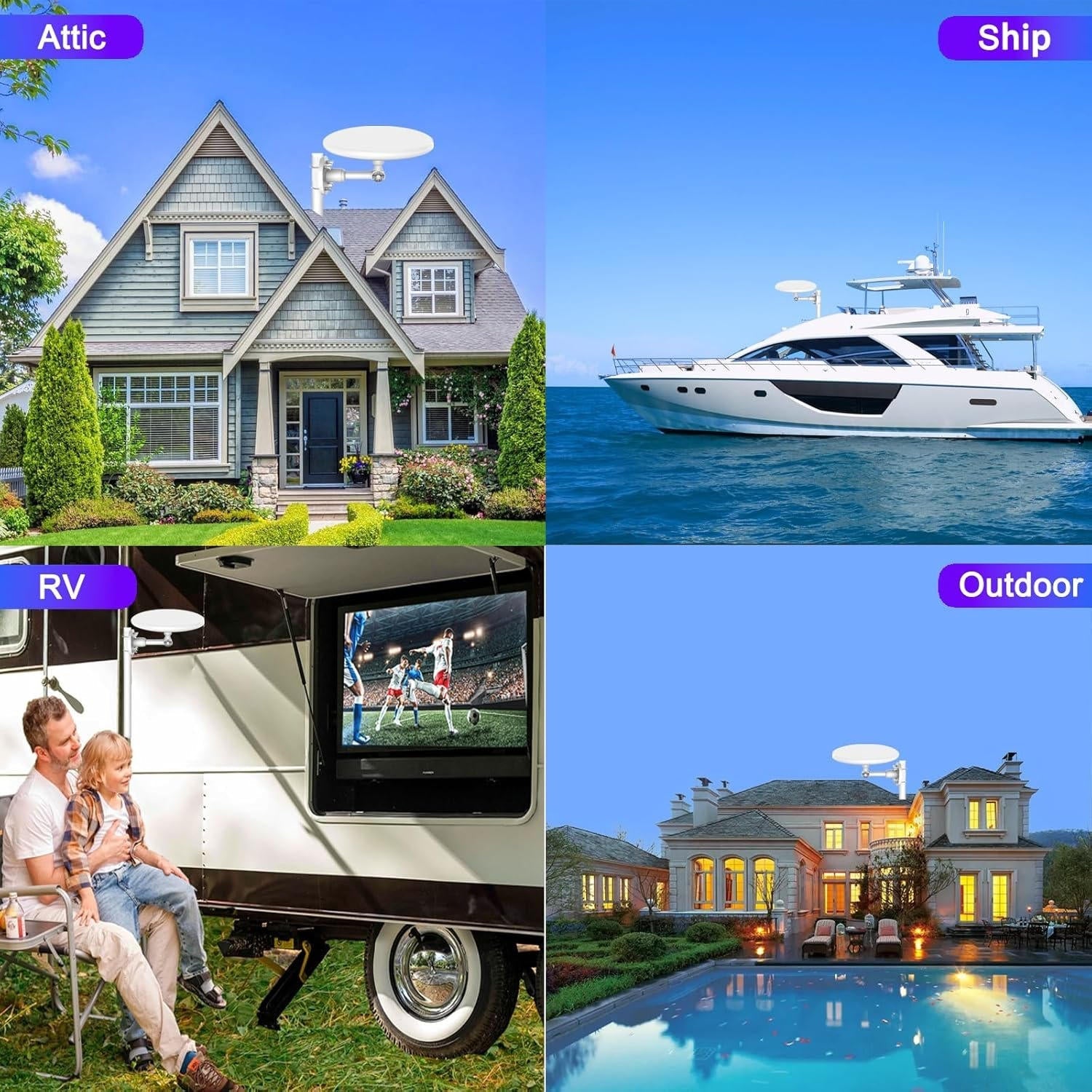 Long Range Digital Outdoor HD TV