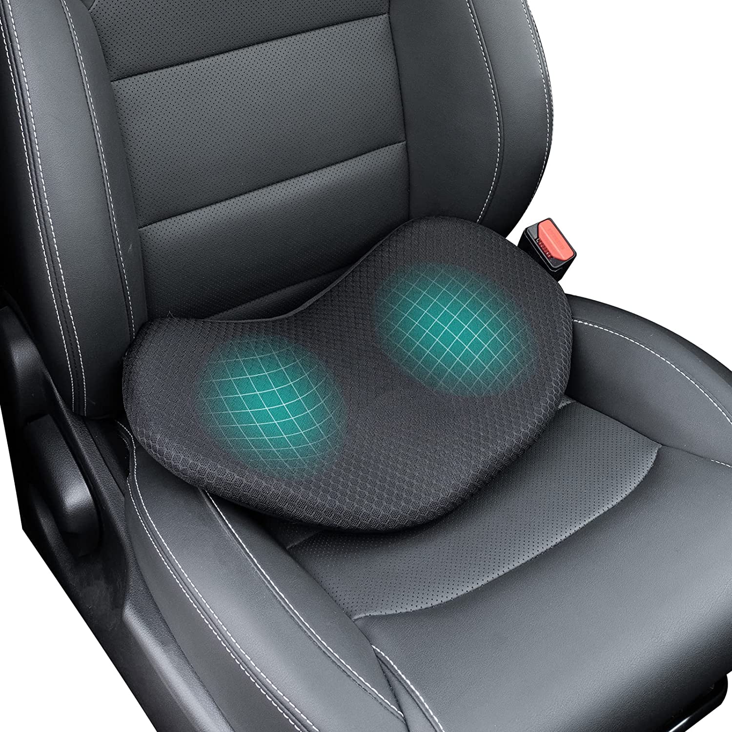 Car Booster Seat Cushion for Adults | Memory Foam, Height-Enhancing & Comfortable for Driving and Office Use