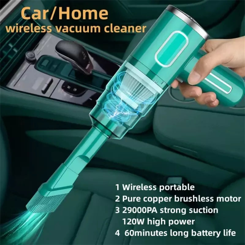 29000PA Kabelloser Handstaubsauger Mini Tragbarer Auto Haus Wireless