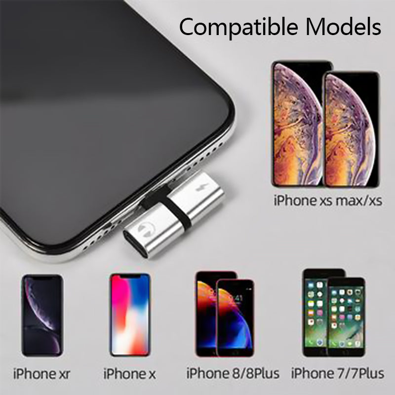 2-in-1 Dual-Port Kopfhöreradapter für iPhone