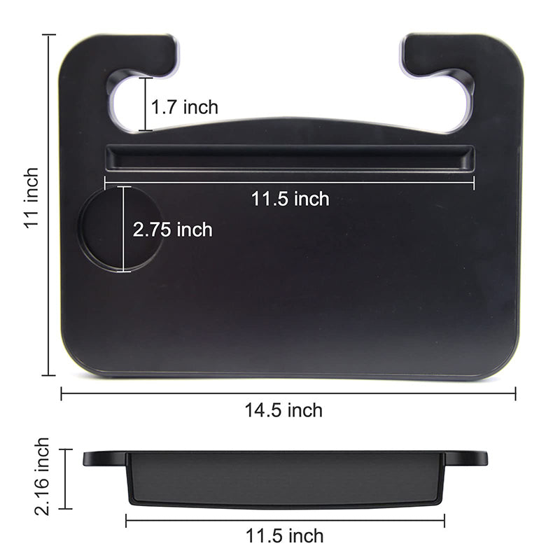 2 in 1 Multifunktionale Auto-Lenkrad Essen Laptop Tablett & Sitzspaltfüller Organizer mit Getränkehalter
