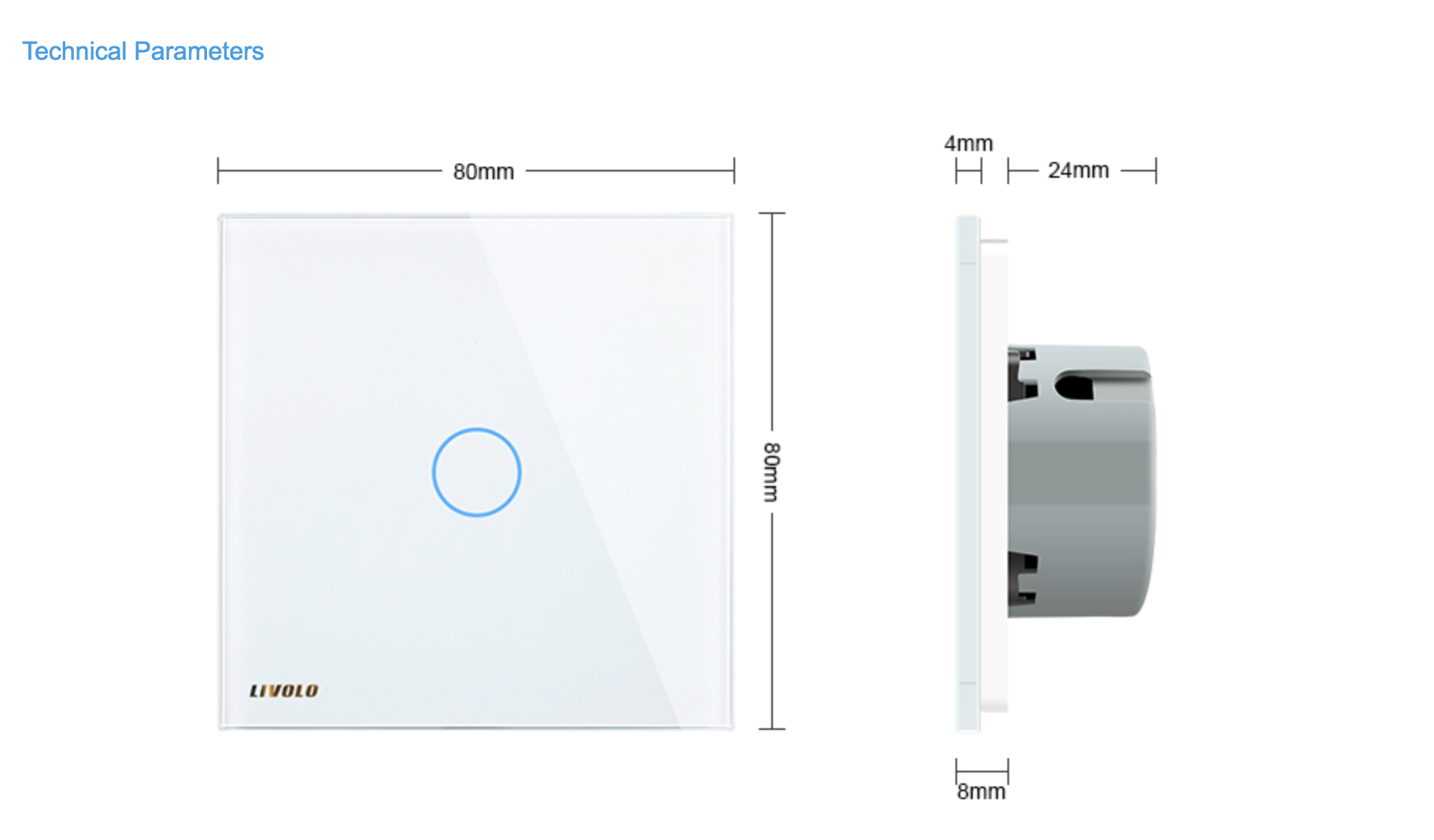 Elegant Smart Light Touch Switch