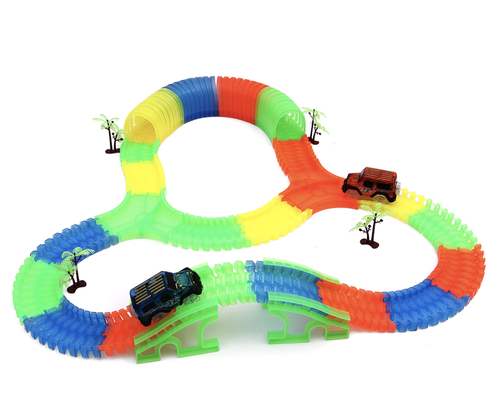 120pcs - Leuchtendes Rennspielzeug Set
