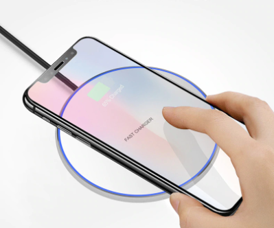 10W Qi Schnellladegerät für iPhone X 8 Samsung Note 8 S8 Plus S7 S6 Edge