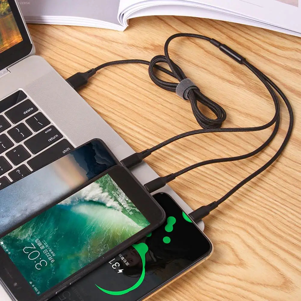 3 in 1 Ladekabel Multi USB Port