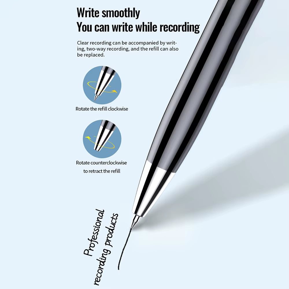 Digitaler Sprachaktivierter Aufnahme-Stift mit 360° für Besprechungen und Meetings