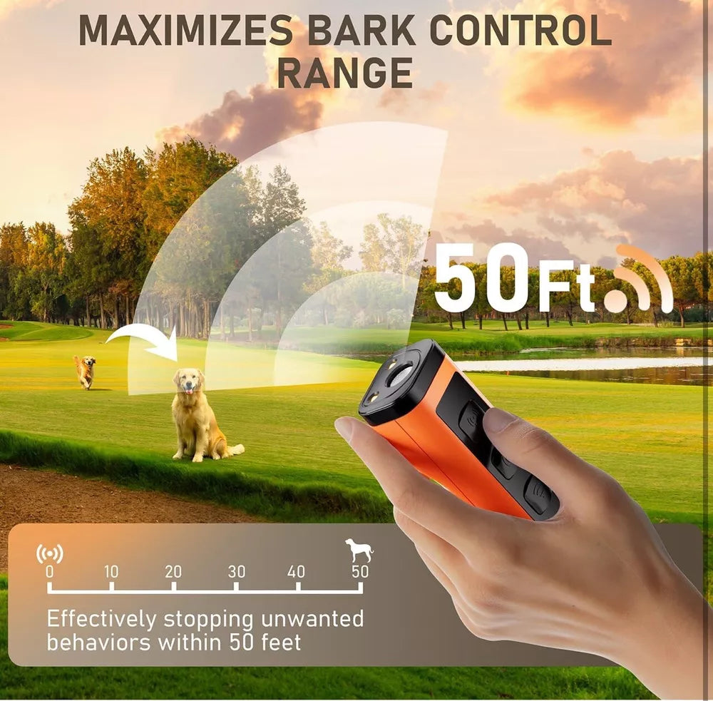 Ultrasonic Dog Bark Control Device | Safe, Portable & Effective for Indoor and Outdoor Training