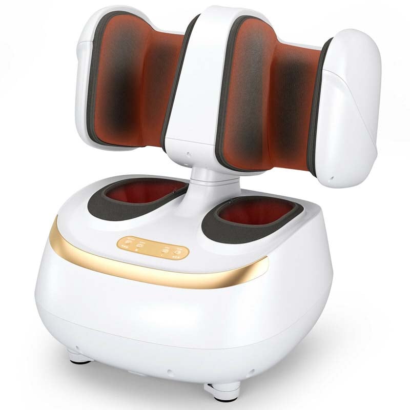 2?in?1 Shiatsu Fuß- & Wadenmassagegerät mit Wärme – Schmerzfrei & Entspannt