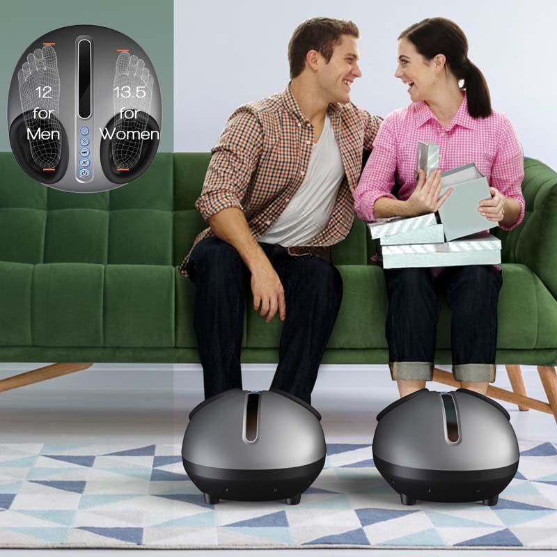 Elektrischer Fußmassagegerät mit Wärme – Shiatsu Tiefenknetmassage