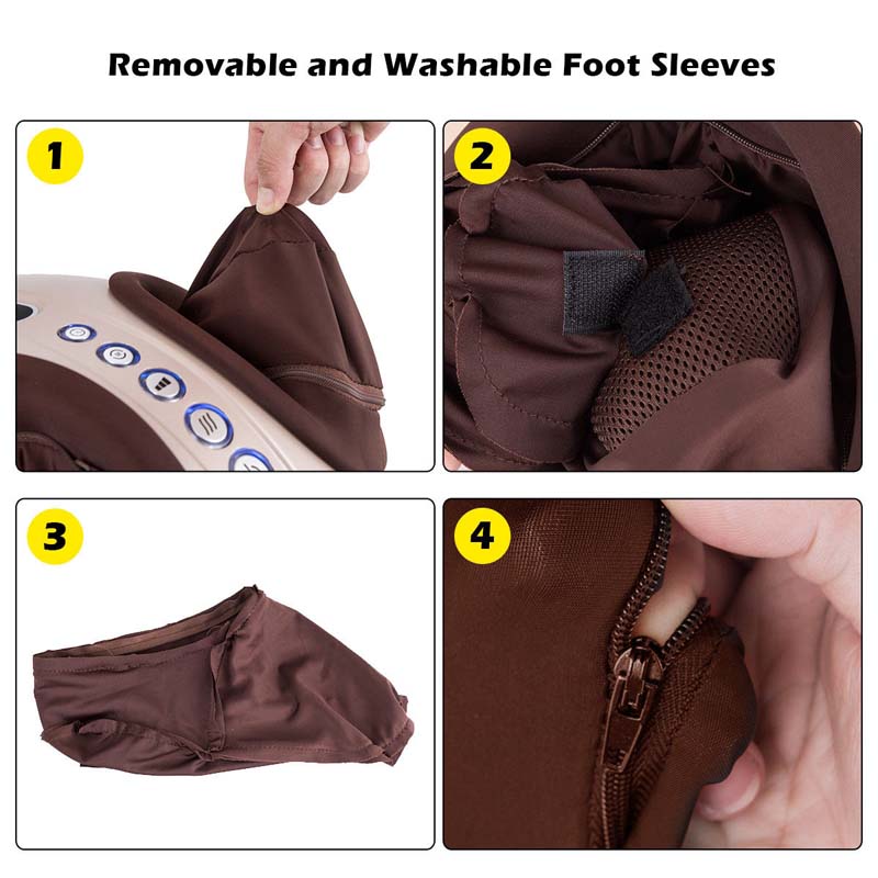 Elektrischer Fußmassagegerät mit Wärme – Shiatsu Tiefenknetmassage