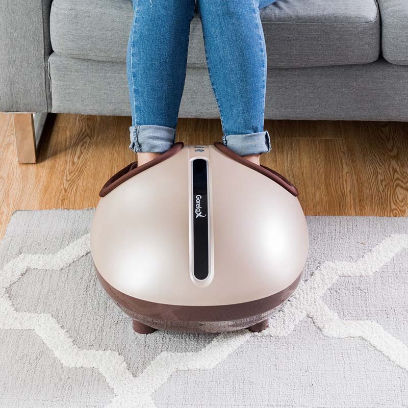 Elektrischer Fußmassagegerät mit Wärme – Shiatsu Tiefenknetmassage