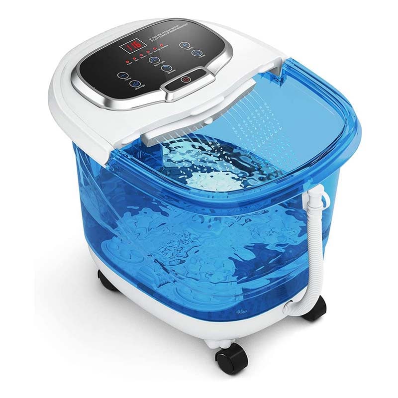 Beheiztes Fußbad mit Shiatsu-Massage & verstellbaren Düsen