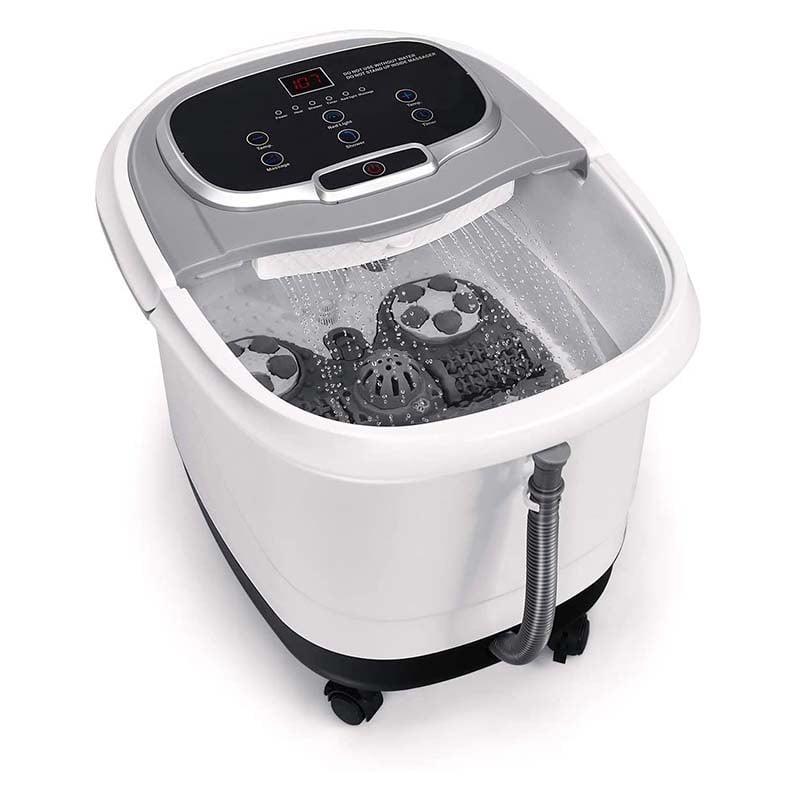 Beheiztes Fußbad mit Shiatsu-Massage & verstellbaren Düsen