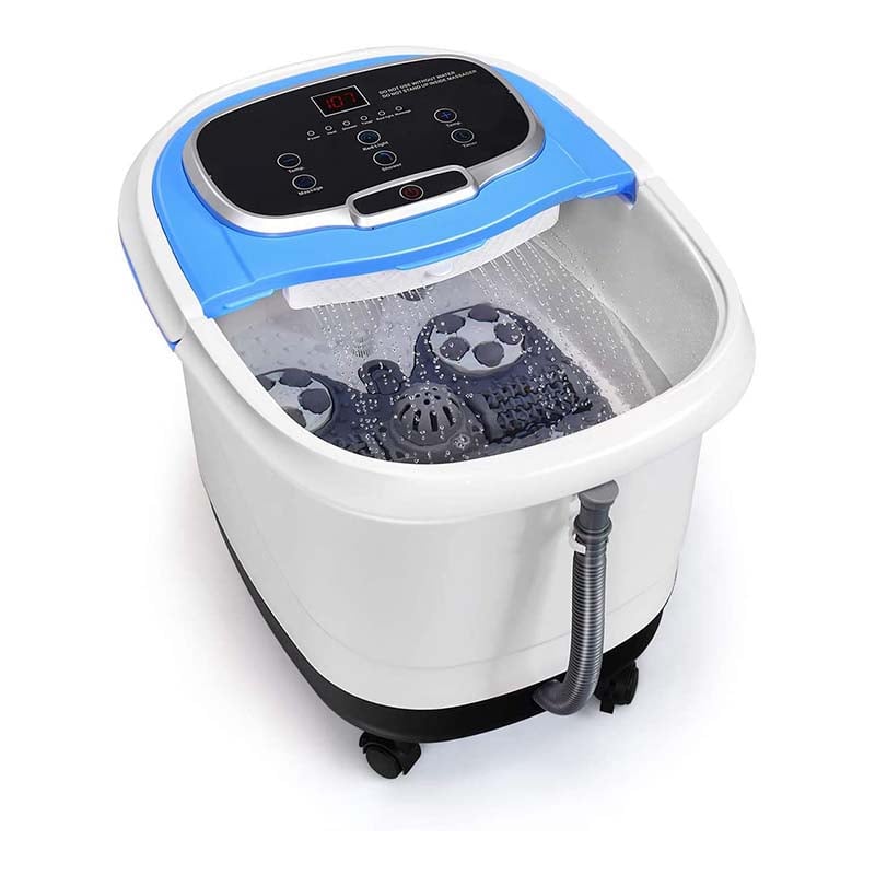 Beheiztes Fußbad mit Shiatsu-Massage & verstellbaren Düsen