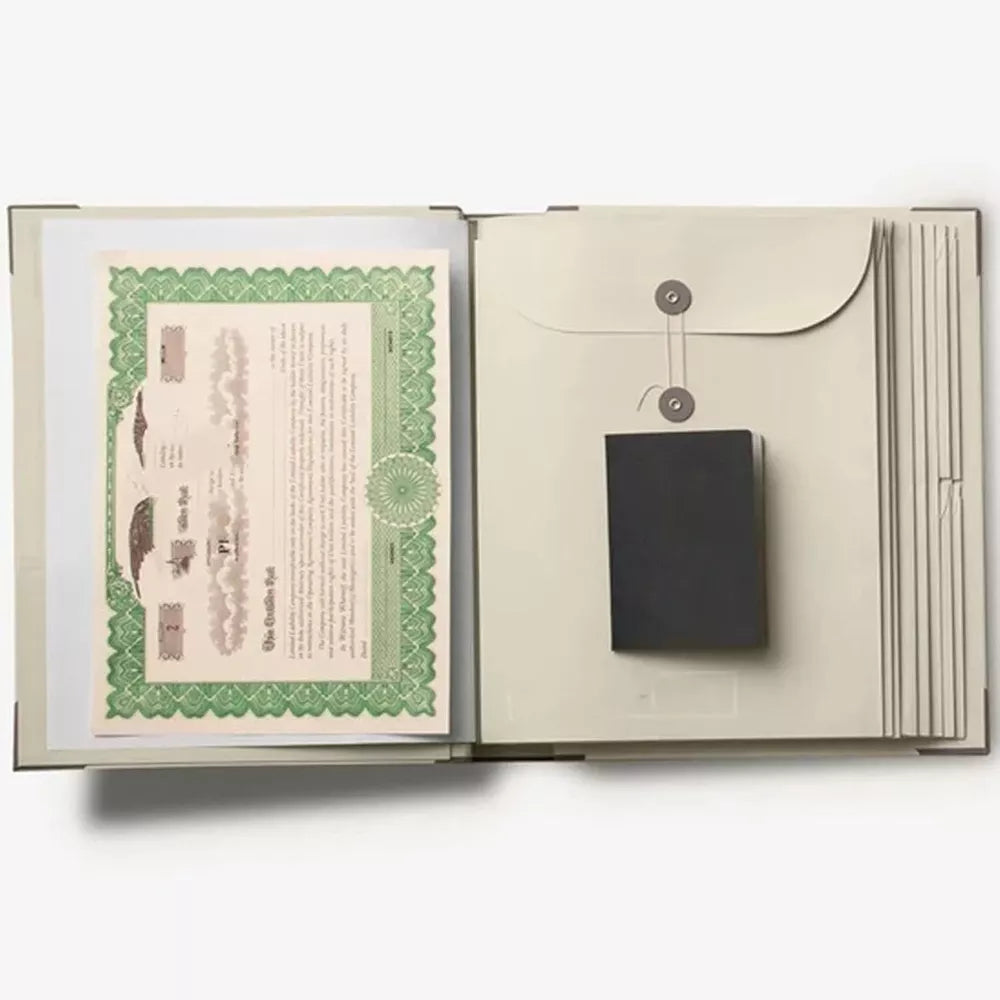 Document Organizer Binder | Durable Accordion Design with Expanding Pockets for Essential Records & Important Documents