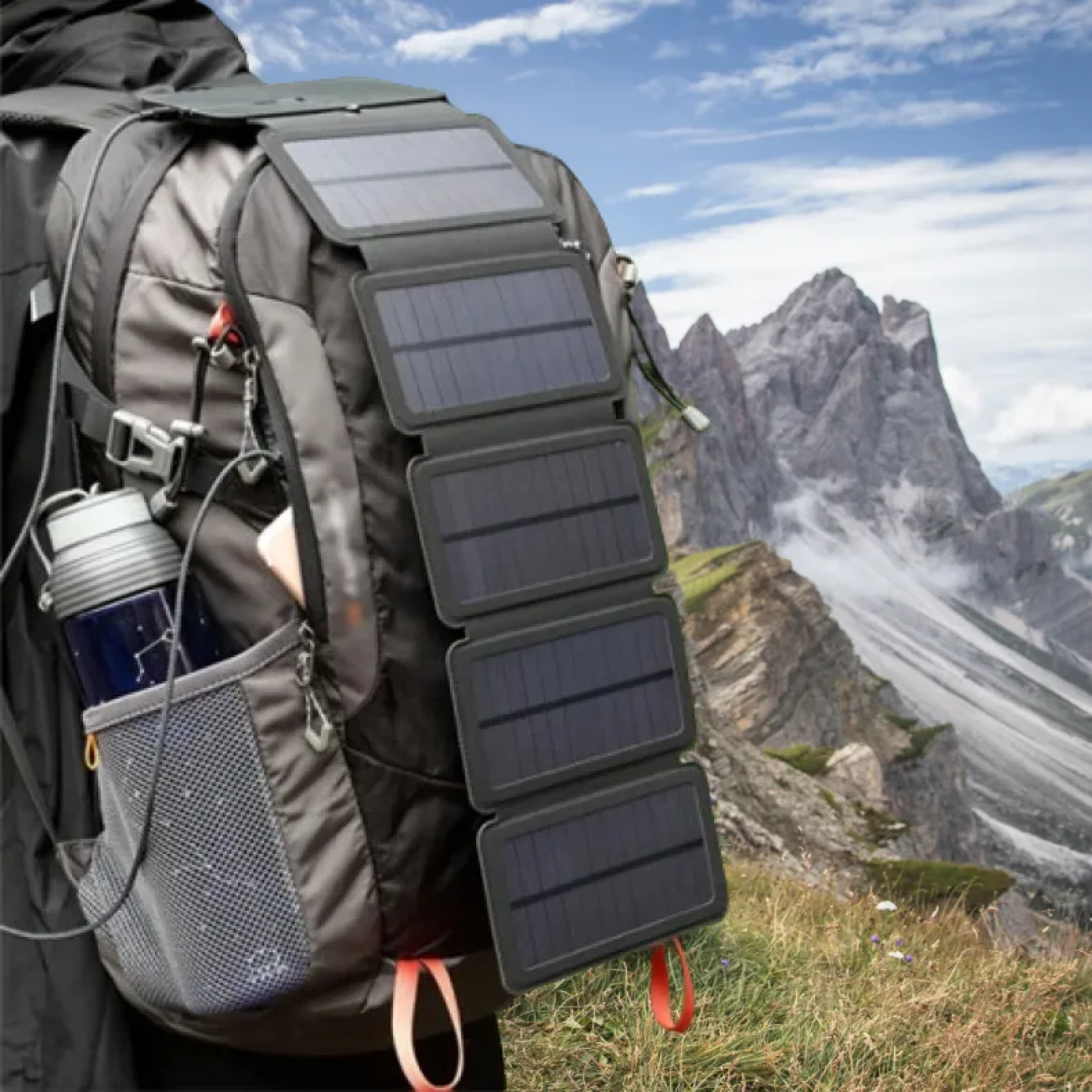 Top Rated Solar Power Charger Portable Battery Bank Charger for Mobile Cell Phone Backup