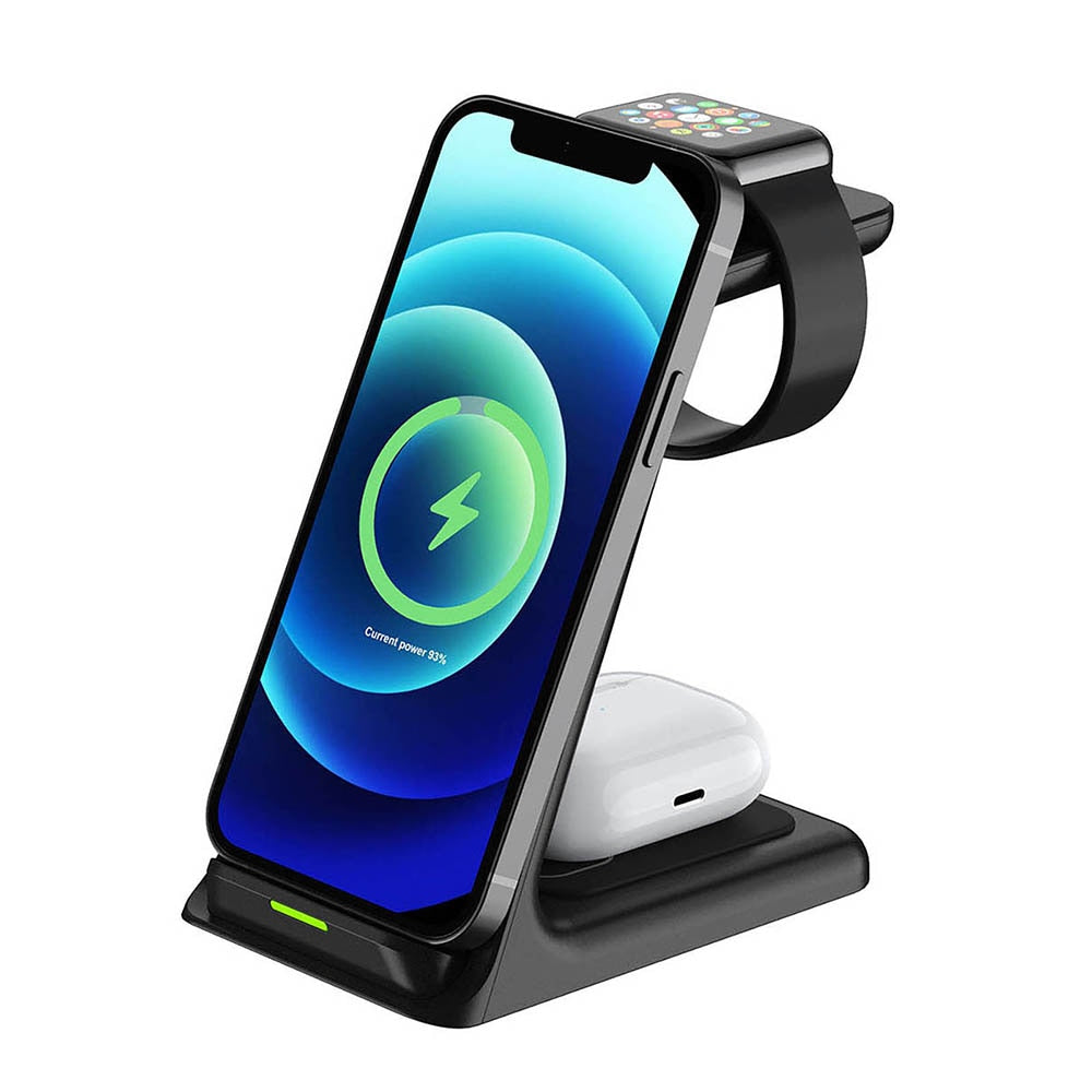 3 In 1 Qi Schnellladegerät Station IPhone Watch Airpods