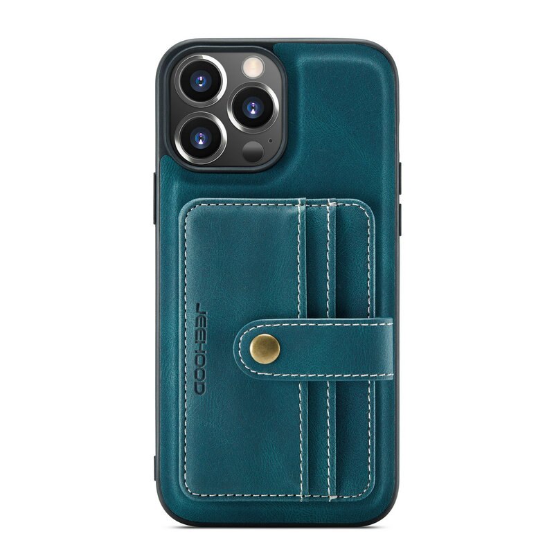 2 in 1 Abnehmbare magnetische Brieftasche Leder Telefon Fall Mit Karte Slot Halter Für iPhone