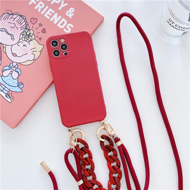 "Marmor" - iPhone Crossbody Schutzhülle