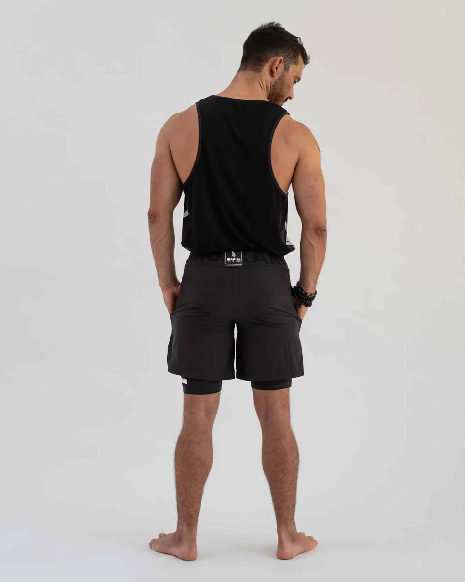 2-in-1 Shorts – Schwarz