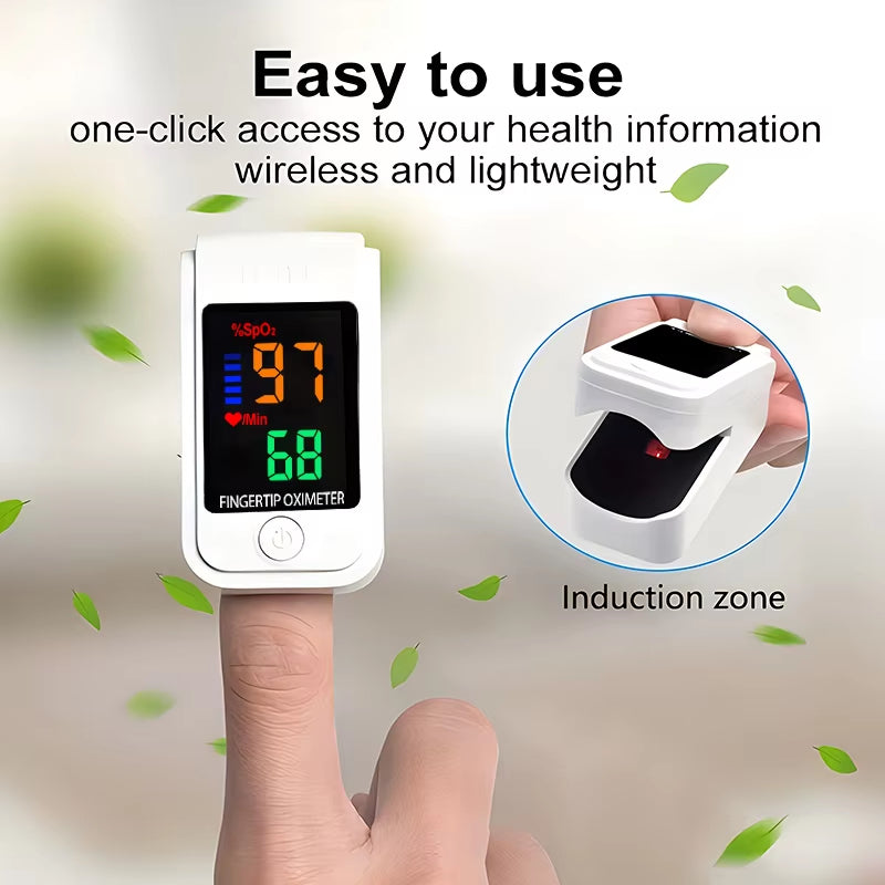 Digitaler Finger-Pulsoximeter nicht-invasiv mit LED-Display, schnelle & genaue Messung
