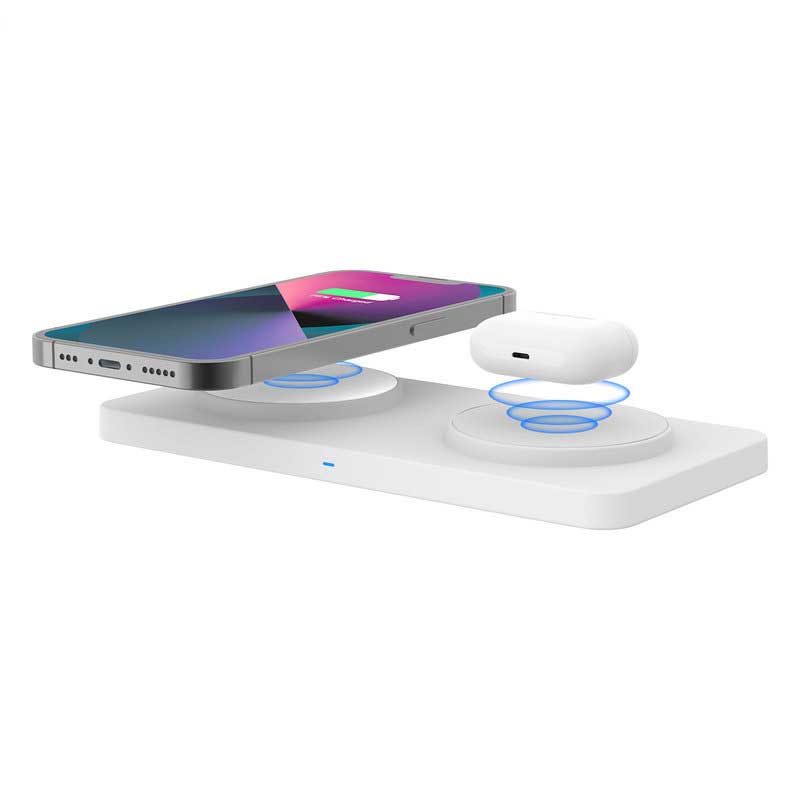 2-in-1-Ladegerät für kabellose Telefone