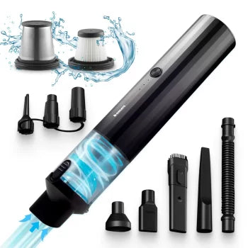 Portable Car Vacuum Cleaner | Wireless, Lightweight & Versatile for Home, Garage & Auto Cleaning