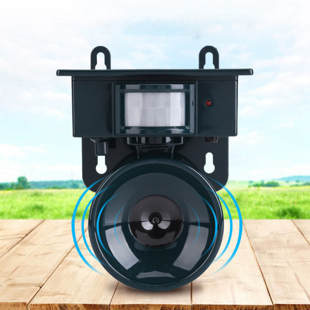 Motion Sensor Bird Deterrent | Effective Pigeon Repeller with Sound Scarer for Gardens & Outdoor Spaces