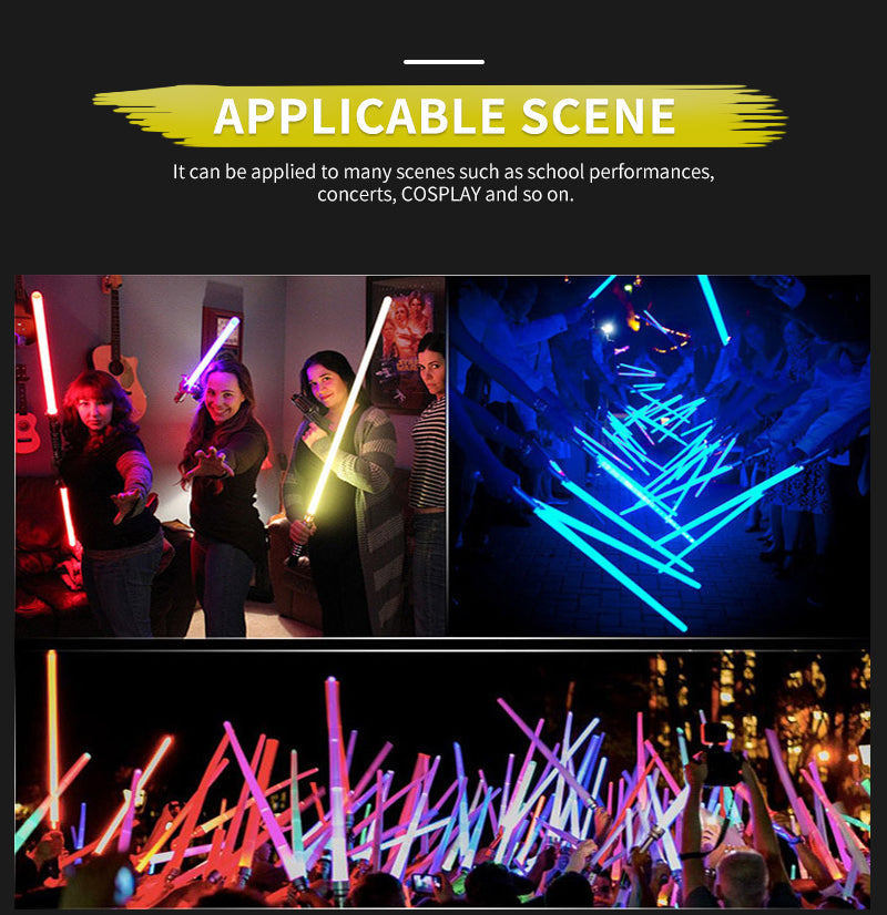 2023 Neue Cyberpunk-Laser-Schwert, Geräuscheffekte, skalierbar, sieben Farben, Cosplay-Requisiten