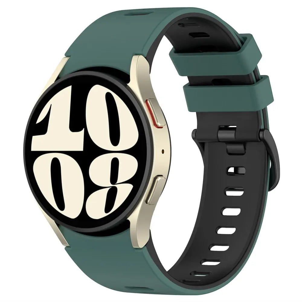 AquaRise Elite wasserdichtes Silikon-Sportuhrenarmband für Samsung Galaxy Watch 5 & 6