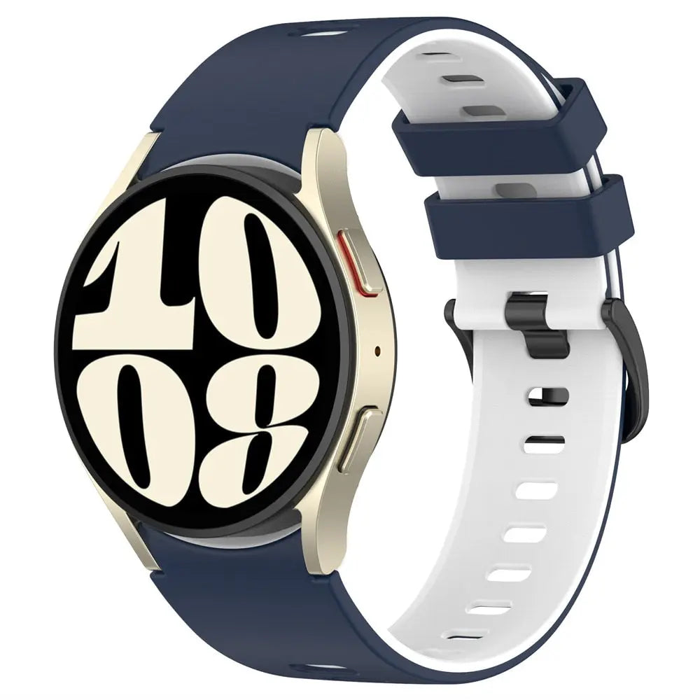 AquaRise Elite wasserdichtes Silikon-Sportuhrenarmband für Samsung Galaxy Watch 5 & 6
