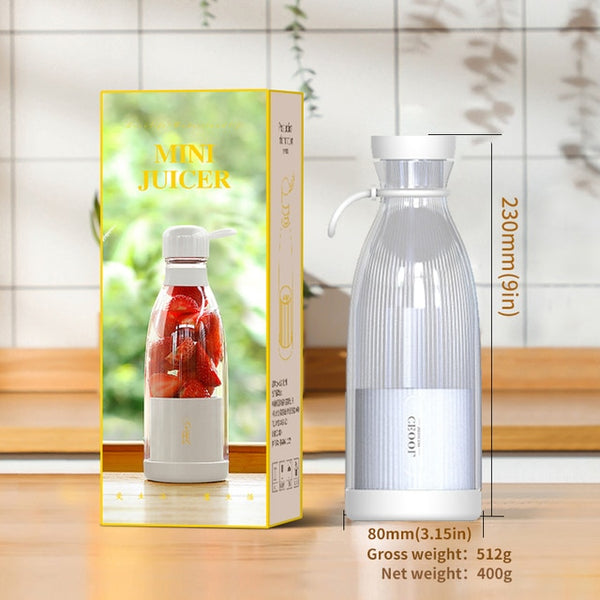 Portable Electric Fruit Mixers Juicer Blender