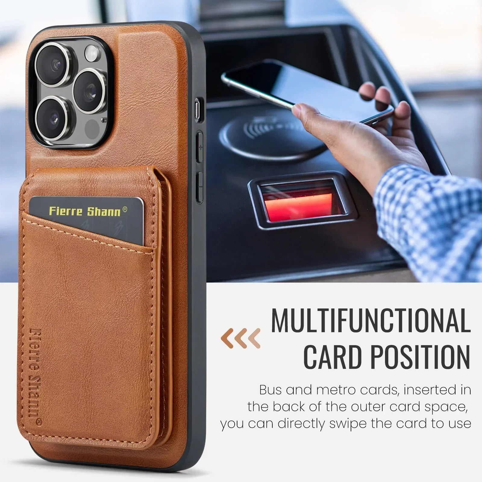 2 In 1 Abnehmbare Magnetische Karten Solt Geldbörse Lederhülle für iPhone Vertikale Tasche Tasche Cover