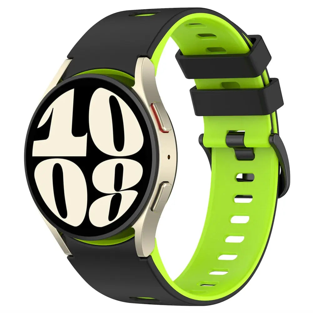 AquaRise Elite wasserdichtes Silikon-Sportuhrenarmband für Samsung Galaxy Watch 5 & 6