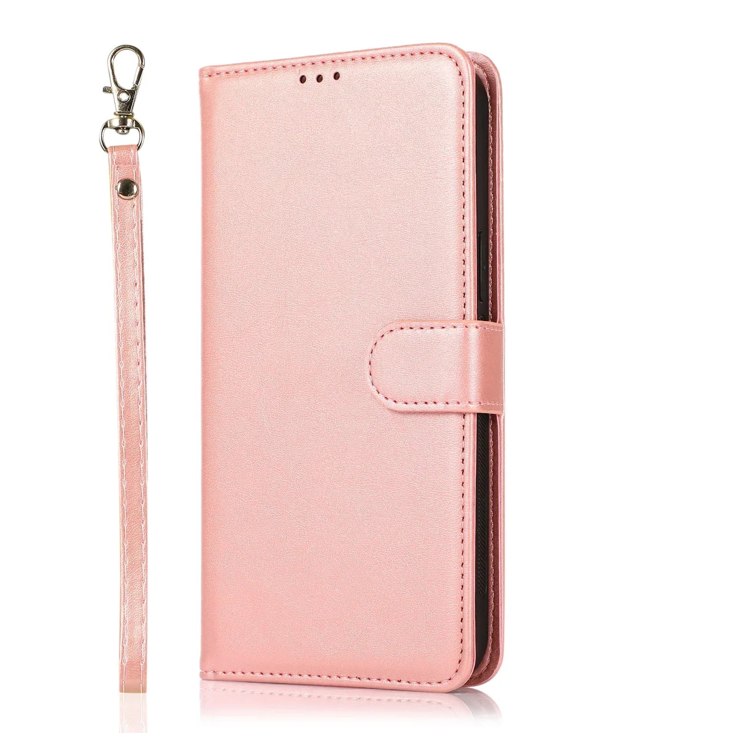 2 in 1 Magnetic Flip Leder Geldbörse Hülle für iPhone Kartenfach Abnehmbare Abdeckung
