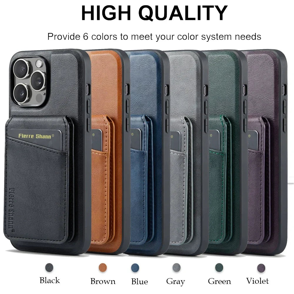 2 In 1 Abnehmbare Magnetische Karten Solt Geldbörse Lederhülle für iPhone Vertikale Tasche Tasche Cover