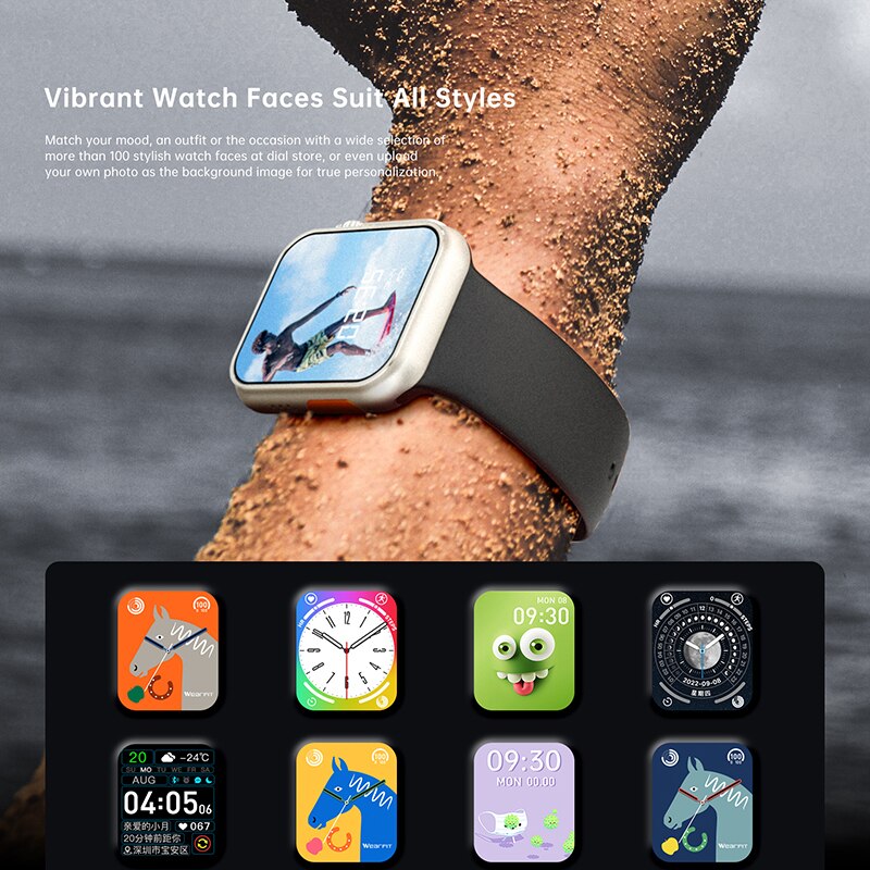 2022 NEU Ultra Uhr Herren Smart Watch Serie 8 NFC Türzugang Smartwatch für Android Apple Telefon