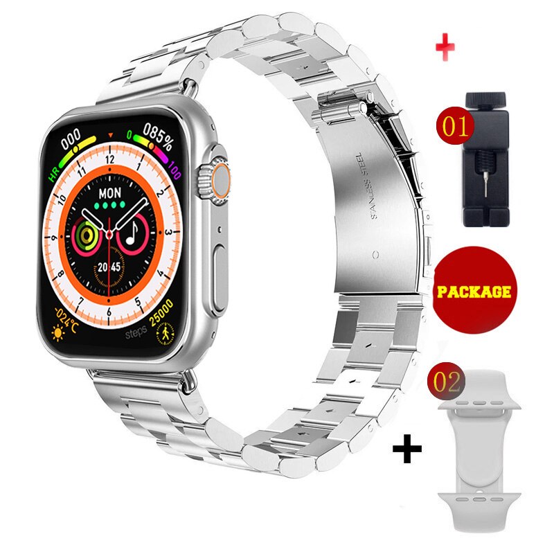 2022 NEU Ultra Uhr Herren Smart Watch Serie 8 NFC Türzugang Smartwatch für Android Apple Telefon