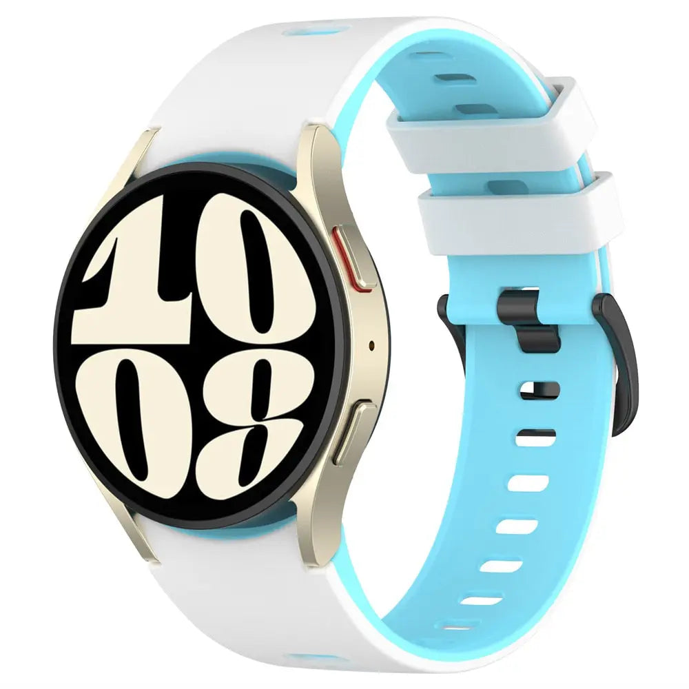 AquaRise Elite wasserdichtes Silikon-Sportuhrenarmband für Samsung Galaxy Watch 5 & 6