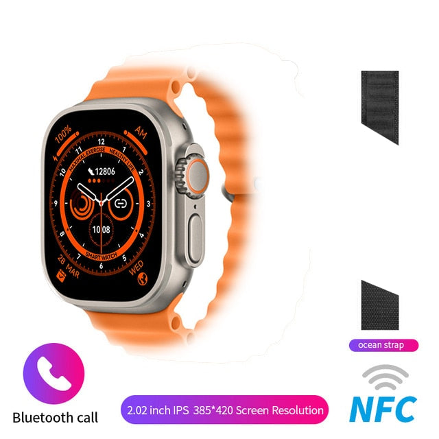 2022 Smart Watch Series Ultra Bluetooth-Anruf für Apple Watch+Box