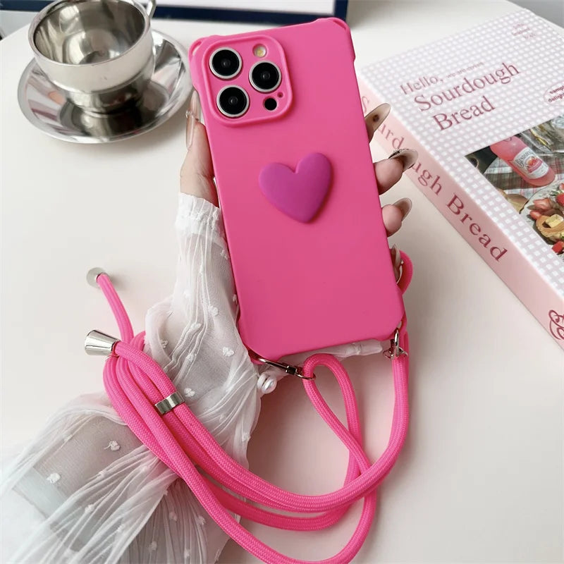 "Love" - iPhone Crossbody Schutzhülle