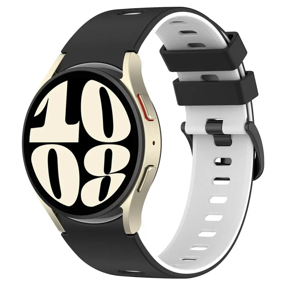 AquaRise Elite wasserdichtes Silikon-Sportuhrenarmband für Samsung Galaxy Watch 5 & 6