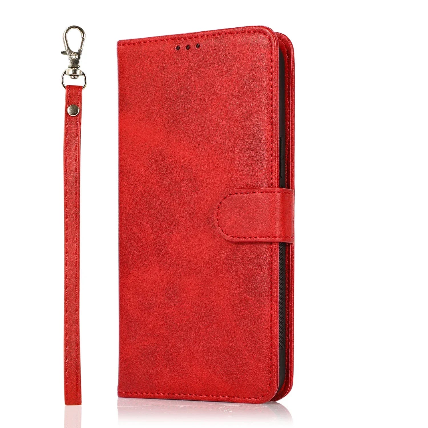 2 in 1 Magnetic Flip Leder Geldbörse Hülle für iPhone Kartenfach Abnehmbare Abdeckung