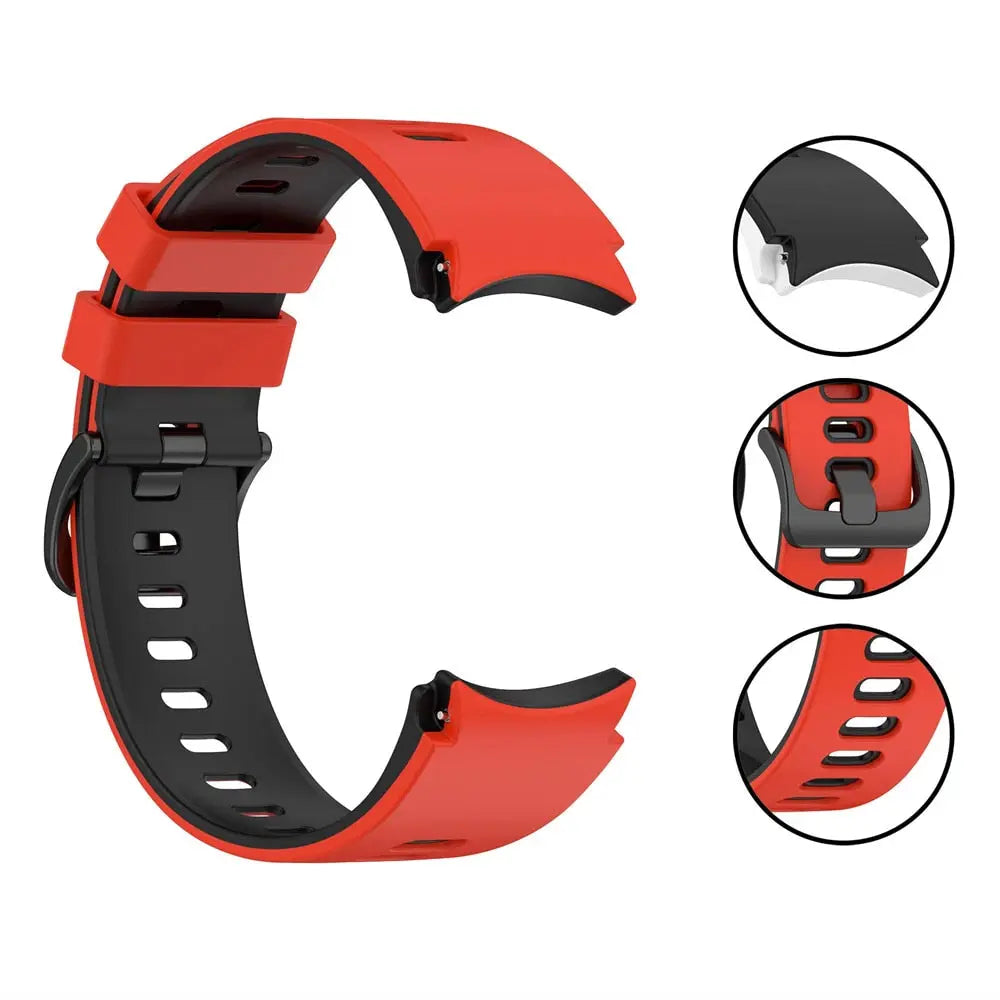 AquaRise Elite wasserdichtes Silikon-Sportuhrenarmband für Samsung Galaxy Watch 5 & 6